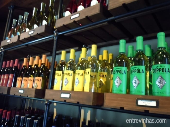 Napa Valley Califórnia enoturismo Francis Ford Coppola Winery