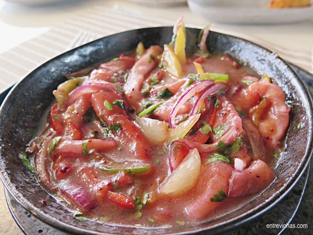 ceviche de bacalhau
